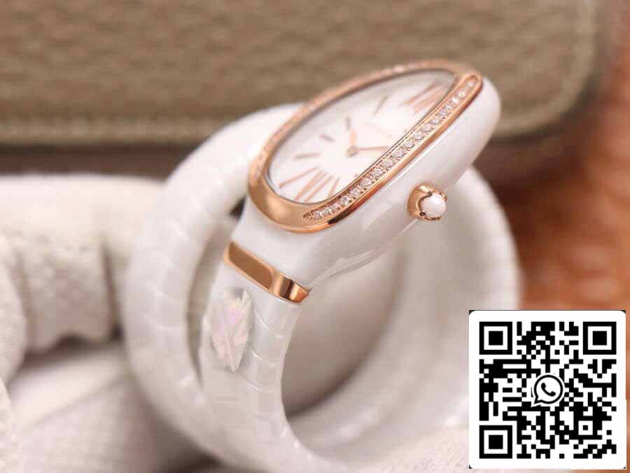 Bvlgari Serpenti 102613 1:1 edición mejor BV Fabbrica quadrante bianco