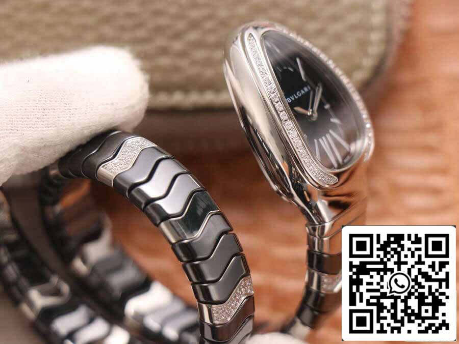 Bvlgari Serpenti 102129 1:1 edição melhor BV Fabbrica acciaio inossidabile Diamond