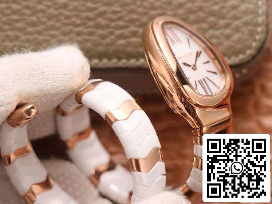 Bvlgari Serpenti 1:1 edición mejor BV Fabbrica quadrante bianco