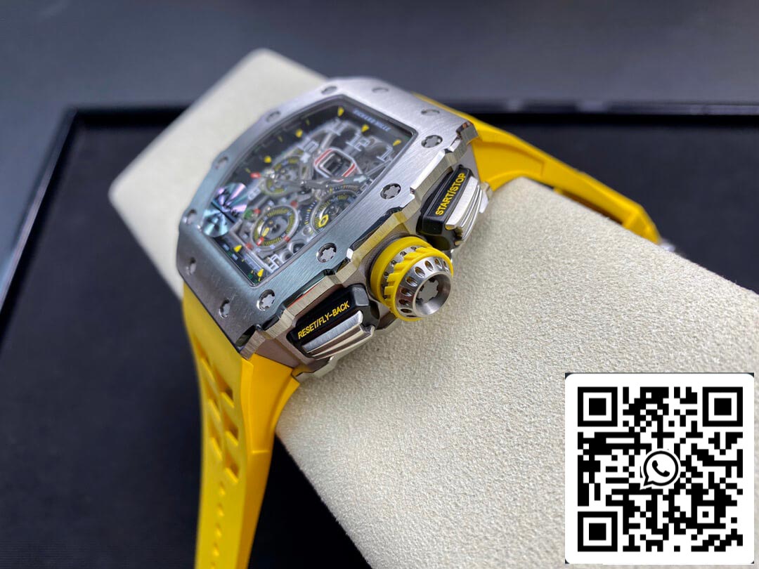 Richard Mille RM011 FELIPE MASSA 1:1 Best Edition KV Fabbrica Titanium Steel Case