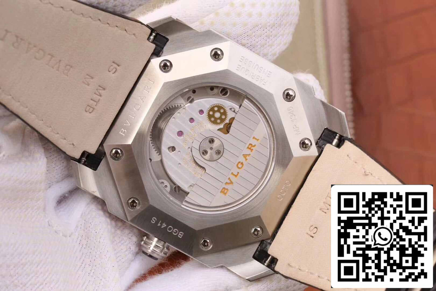 Bvlgari Octo 102429 BGO38C3SLD 1:1 edición mayor Dark quadrante blu