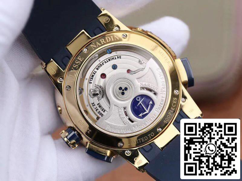 Ulysse Nardin El Toro 322-00-3/BQ All Working GMT Calendar Mechanical Watches 1:1 Best Edition Swiss UN-32