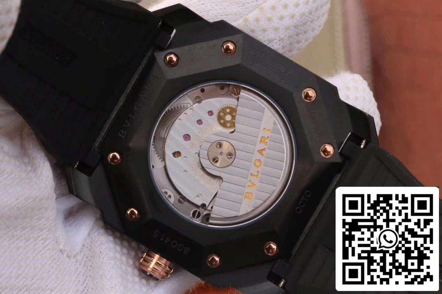 Bvlgari Octo 102581 BGO41BBSVD 1:1 edizione migliore quadrante nero