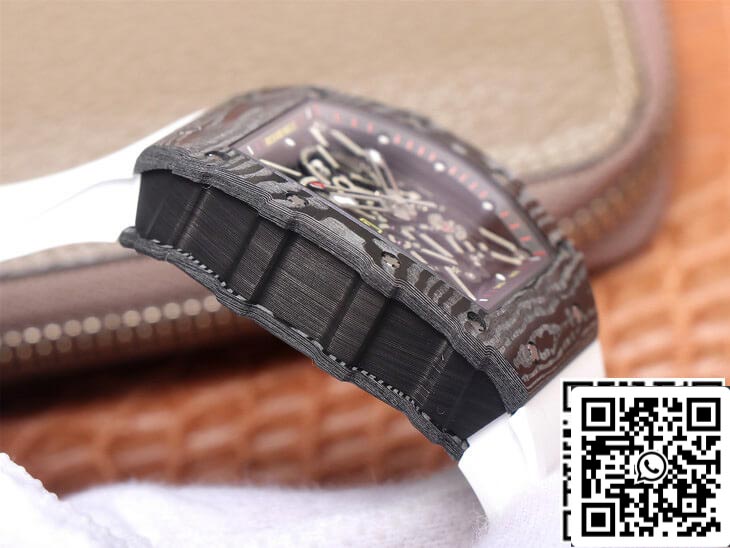 Richard Mille RM35-02 1:1 Best Edition ZF Fabbrica White Rubber cinturino