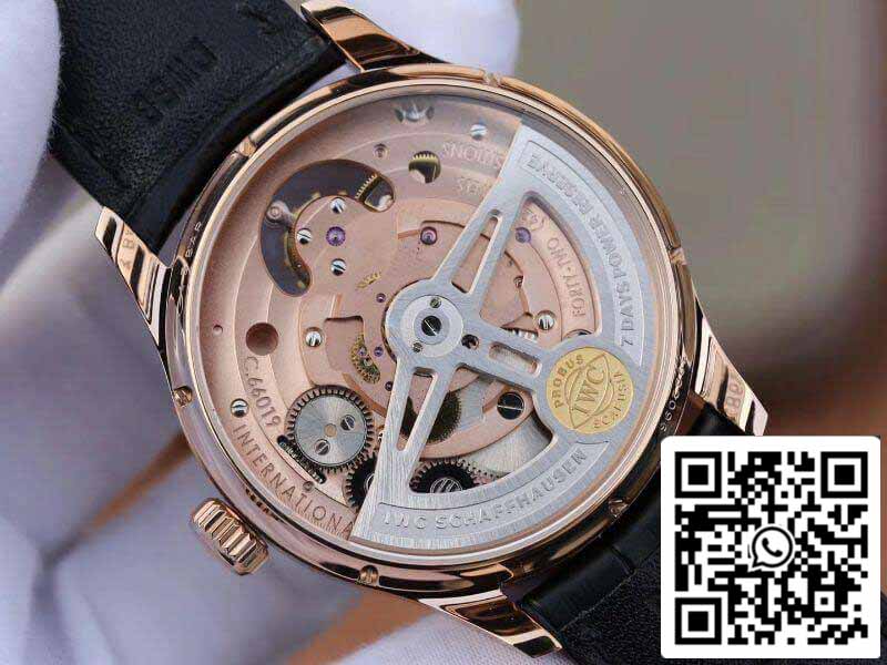 IWC Portuguese IW504210 Tourbillon 18K Rosegold 1:1 Best Edition Swiss automatic complicated tourbillon movimento