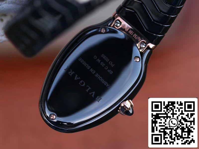 Bvlgari Srpenti Spiga 102885 1:1 edizione migliore BV Fabbrica Rosa Oro No Diamond Movimiento de cuarzo suizo