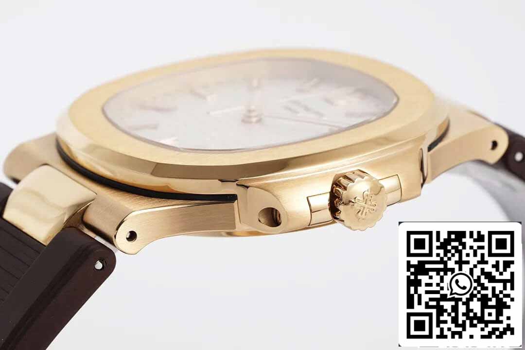 Patek Philippe Nautilus 5711 1:1 Best Edition PPF Fabbrica Brown Rubber cinturino