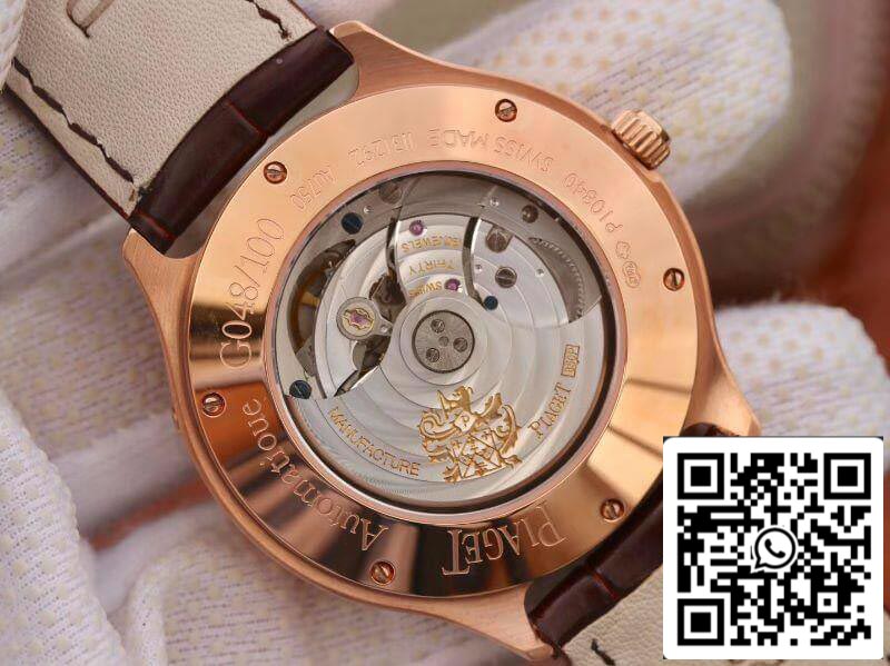 Piaget Black Tie Emperador G0A32017 Mechanical Watches 1:1 Best Edition SWISS 850P 18K Rose Gold White Dial