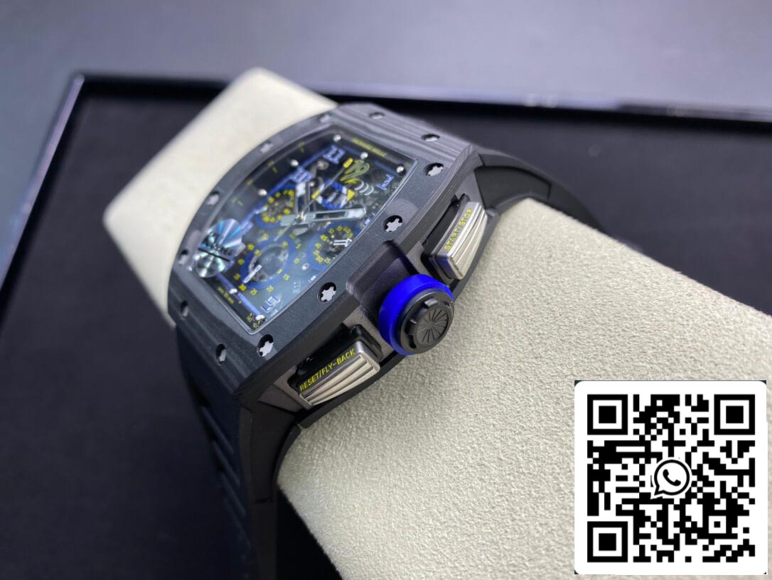 Richard Mille RM-011 1:1 Mejor Edición KV Fabbrica Fibra de Carbono