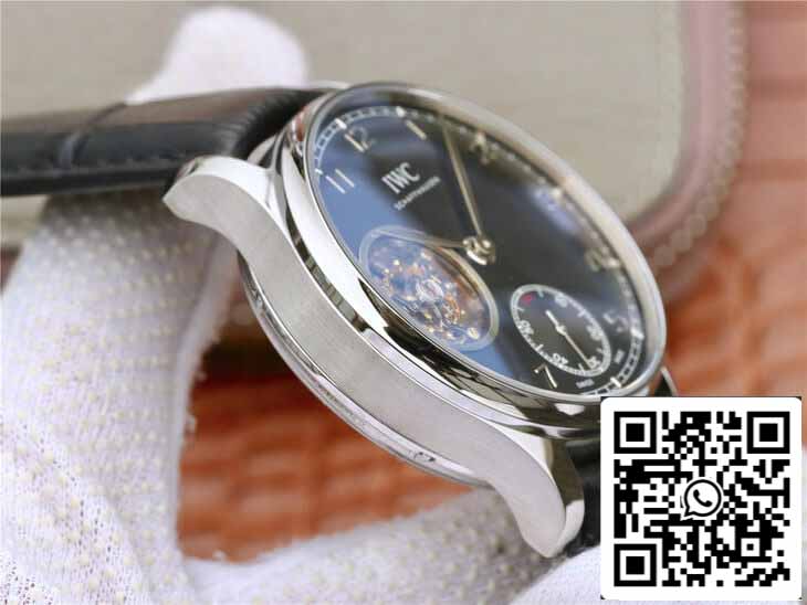 IWC Portuguese Tourbillon 1:1 Best Edition ZF Fabbrica Black Dial