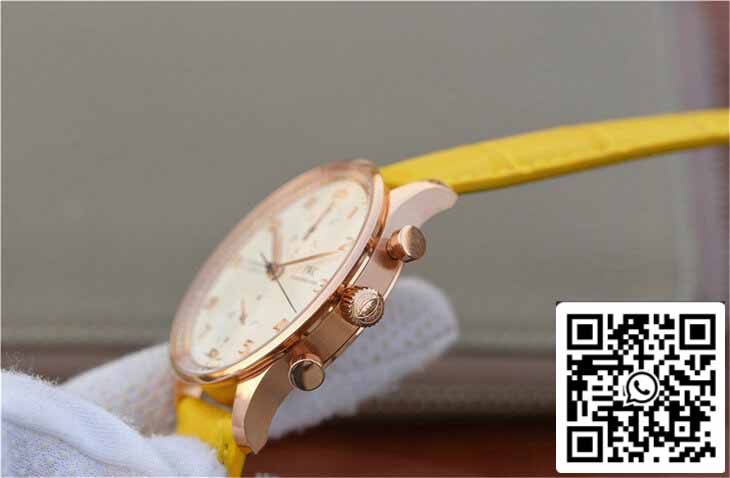 IWC Portuguese ZF Fabbrica 1:1 Best Edition Yellow cinturino