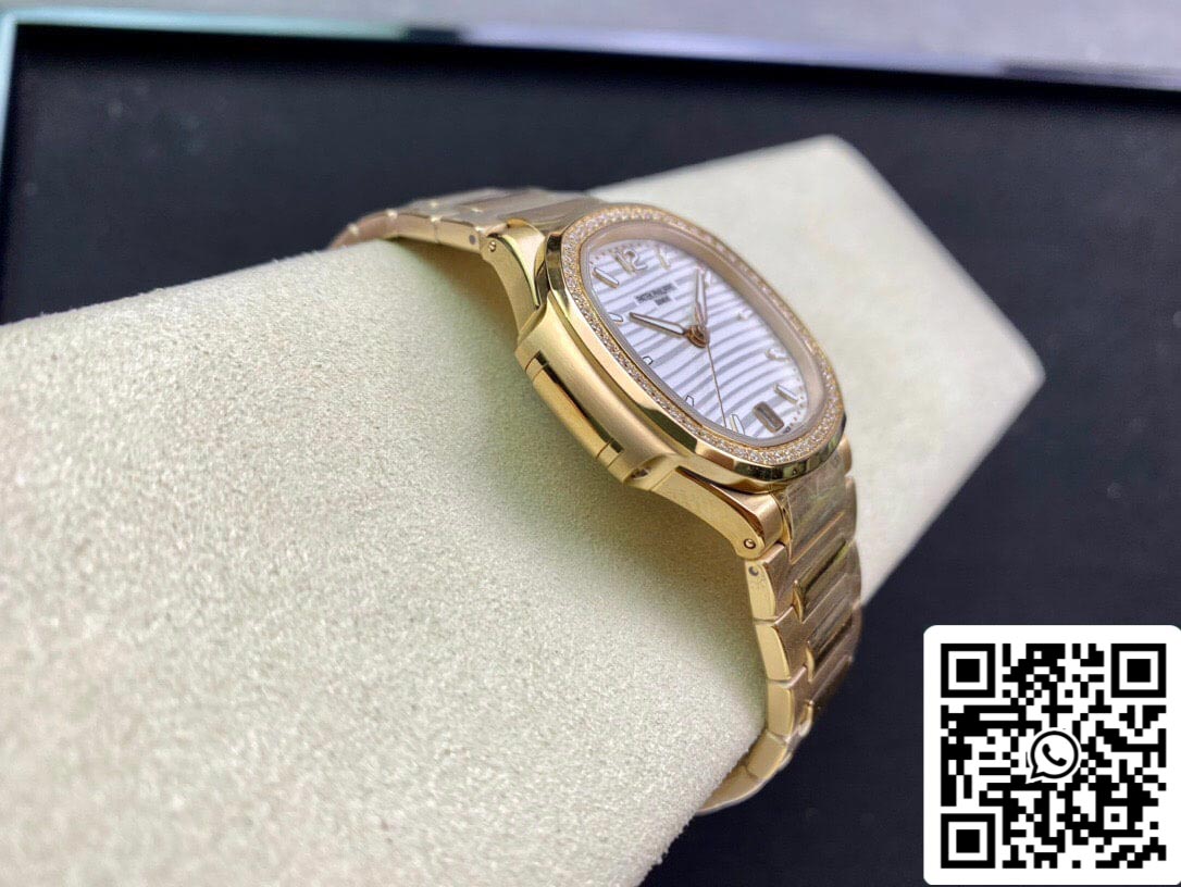 Patek Philippe Nautilus Ladies 7118/1200R-001 1:1 edizione migliore 3K Fabbrica Rosa Oro
