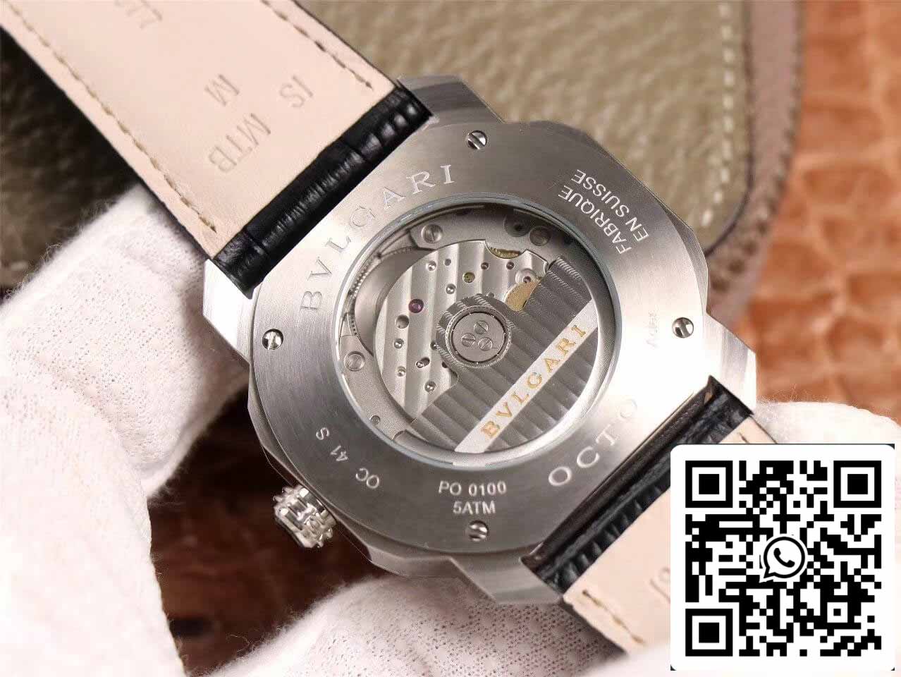 Bvlgari Octo 102429 1:1 edición mejorada BV Fabbrica Light quadrante blu