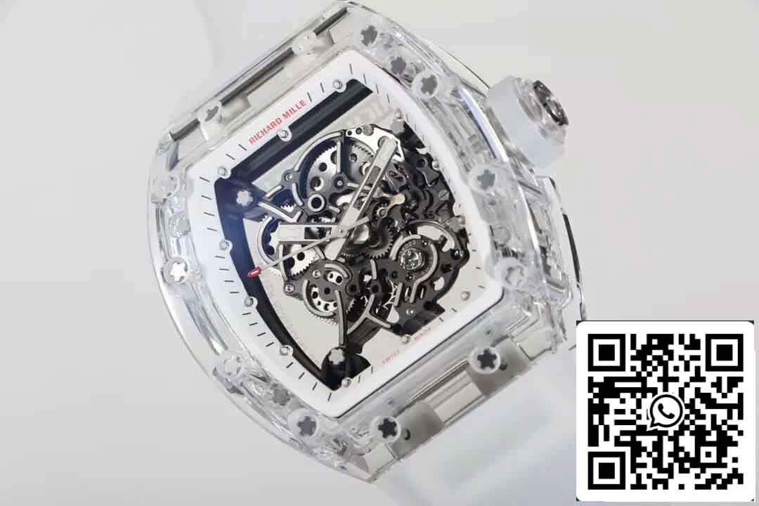 Relógio réplica Richard Mille RM055 1:1 Best Edition RM Fabbrica com caixa transparente