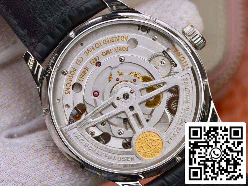 IWC Portuguese Tourbillon IW546302 ZF Fabbrica Men Watches 1:1 Best Edition Swiss Tourbillon Blue Dial