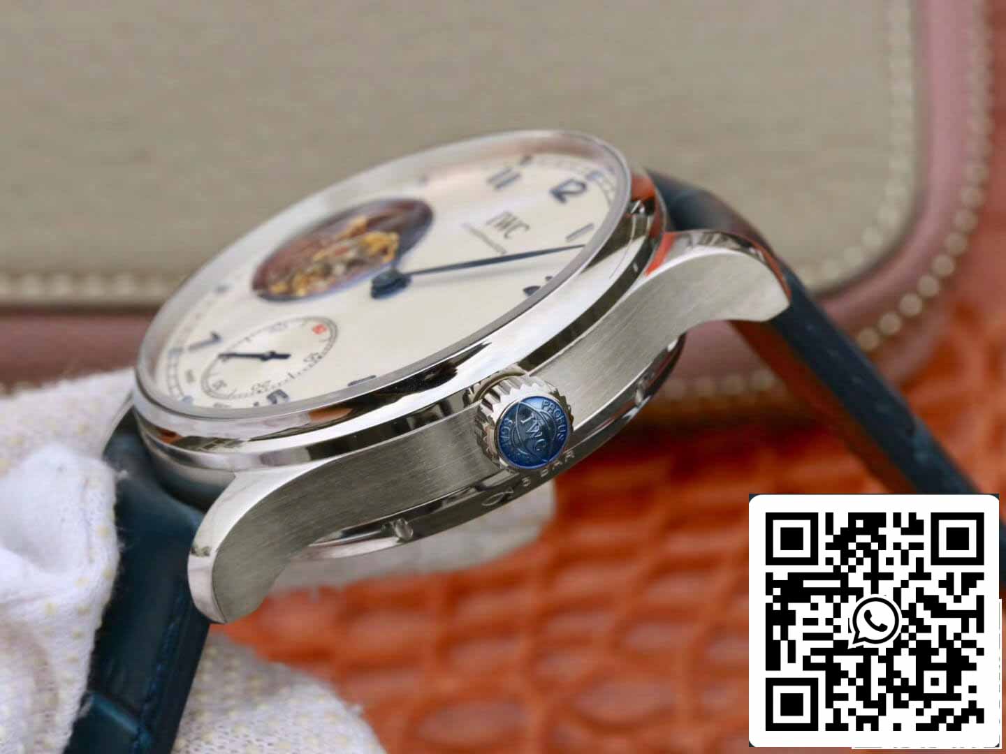 IWC Tourbillon portugués 1:1 Mejor edición ZF Fabbrica acciaio inossidabile