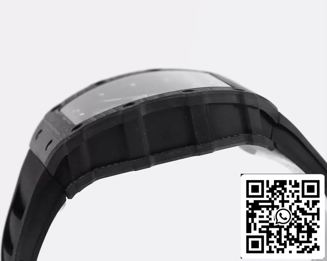 Richard Mille RM35-01 1:1 edizione migliore BBR Fabbrica Nero Gomma cinturino