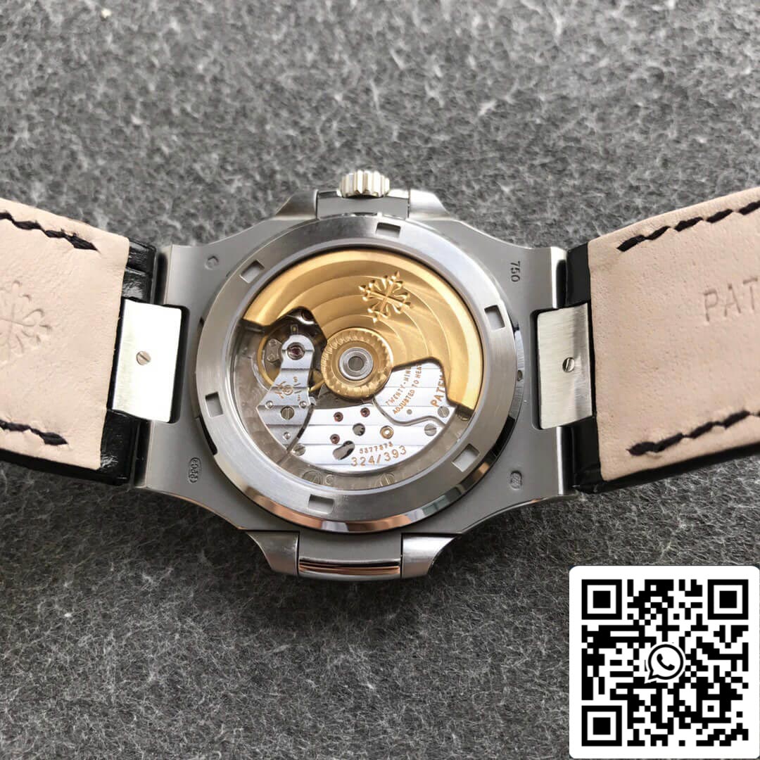 Patek Philippe Nautilus 5711G 1:1 Melhor Edição PPF Fabbrica V4 Mostrador Preto Suíço ETA324