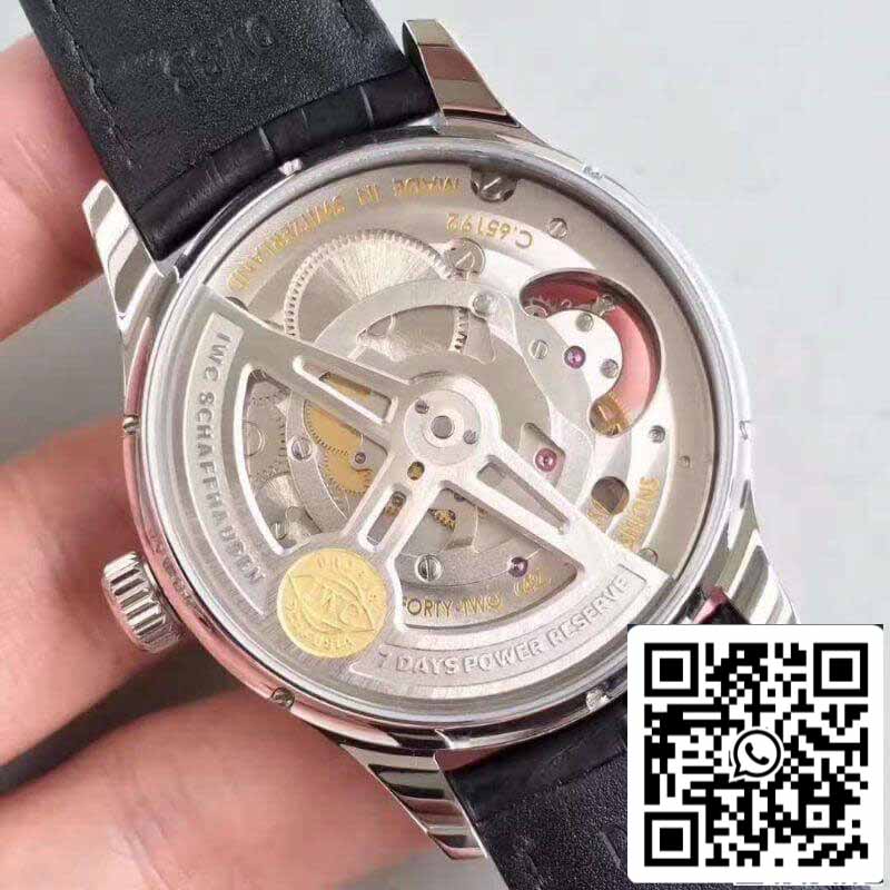 IWC Português IW544601 YL Fabbrica 1:1 Melhor Edição Suíço Turbilhão Mostrador Branco