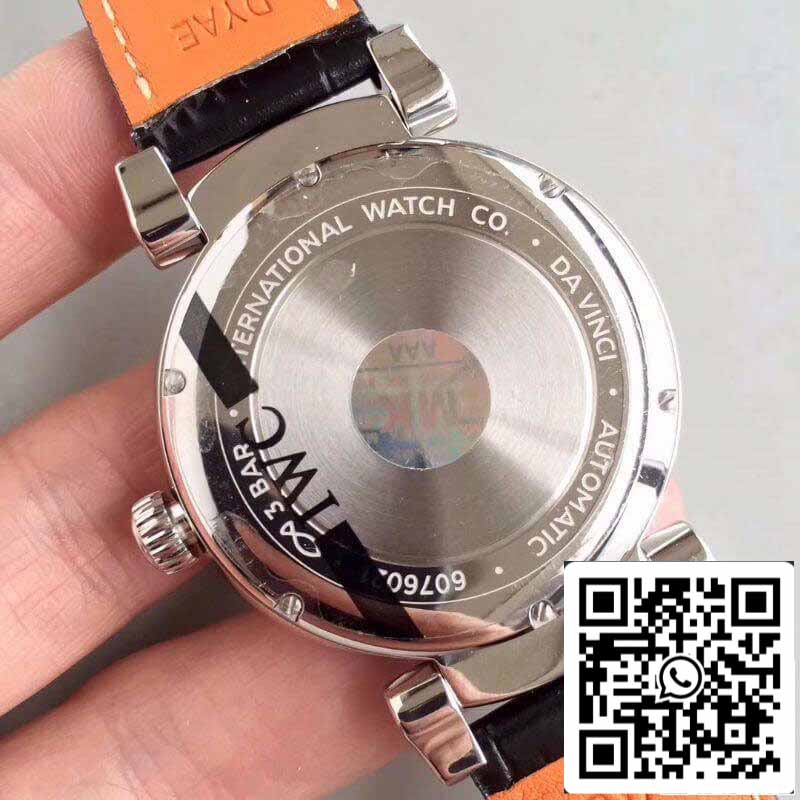 IWC Da Vinci IW356605 MKS Fabbrica 1:1 Best Edition Swiss ETA2892 Mostrador Azul com Marcadores Prateados