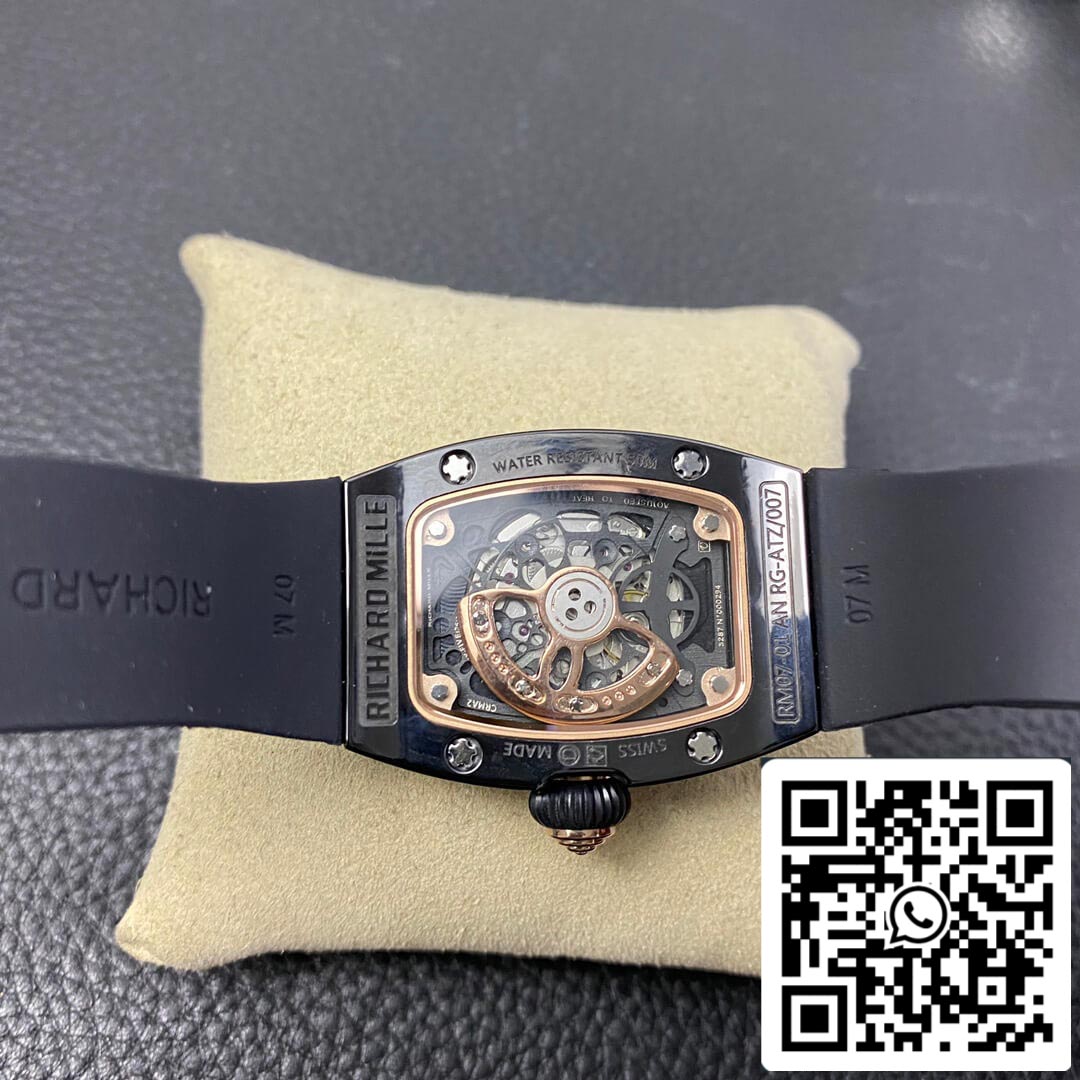 Richard Mille RM 07-01 1:1 Best Edition RM Fabbrica Blue Ceramic