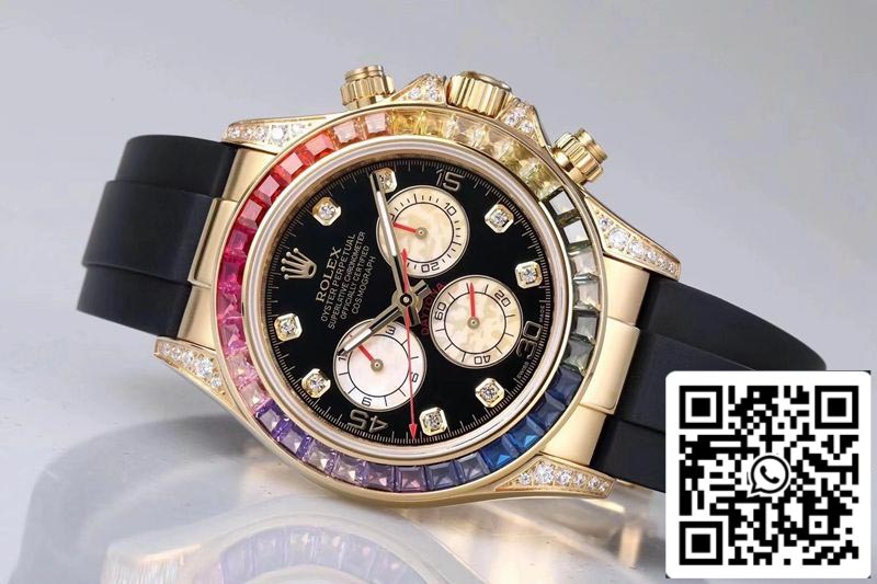 Rolex Daytona 116598RBOW 1:1 edizione migliore BL Fabbrica Yellow Oro Swiss ETA4130