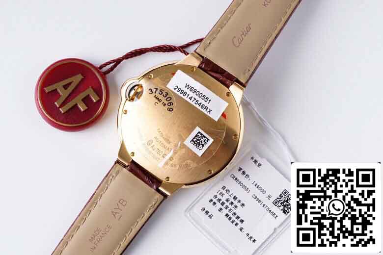 réplica Ballon Bleu De Cartier 42MM W6900551 edición mejor AF Fabbrica quadrante argento