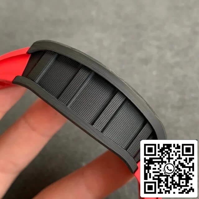 Richard Mille RM-011 1:1 Best Edition KV Fabbrica V2 Black Forged Carbon Case