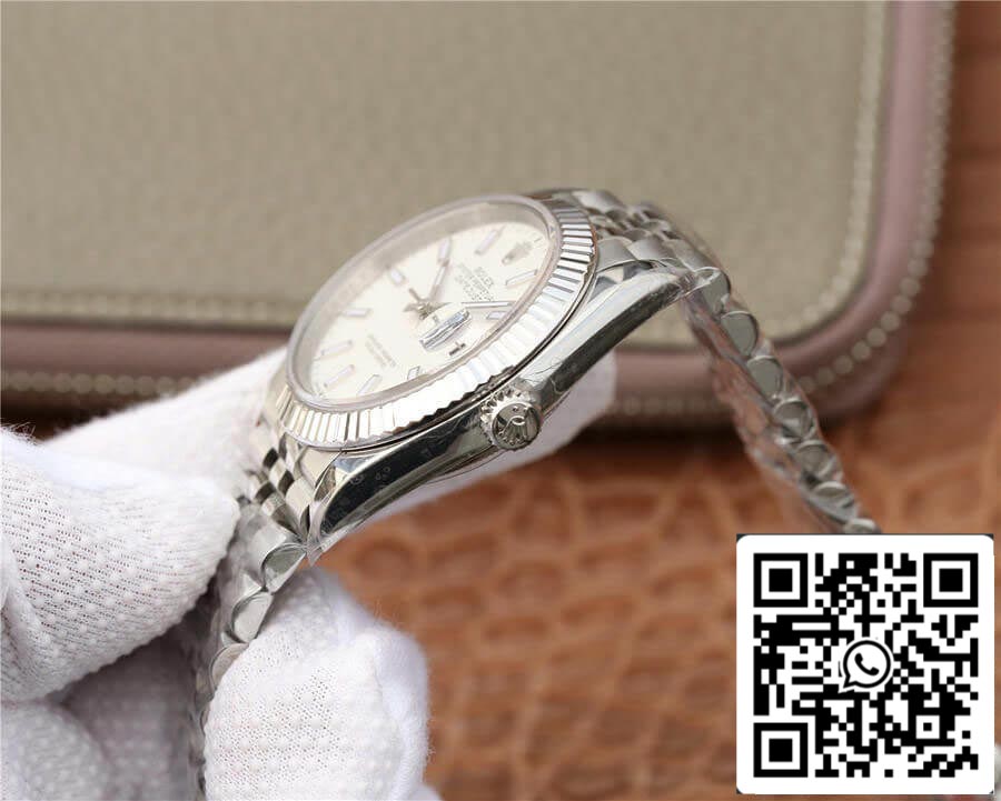 Rolex Datejust 36MM 1:1 edição melhor GM Fabbrica quadrante branco