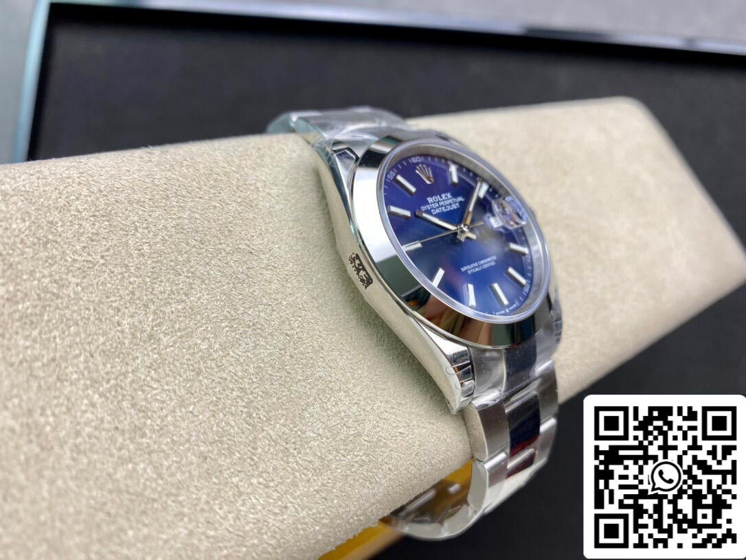 Rolex Datejust M126300-0001 1:1 Smooth rim VS Fabbrica quadrante blu
