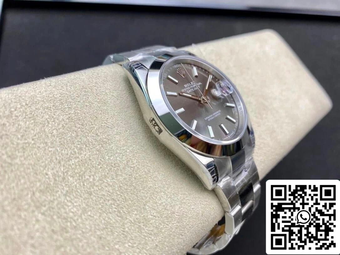 Rolex Datejust M126300-0007 41MM 1:1 edizione migliore VS Fabbrica Gray quadrante