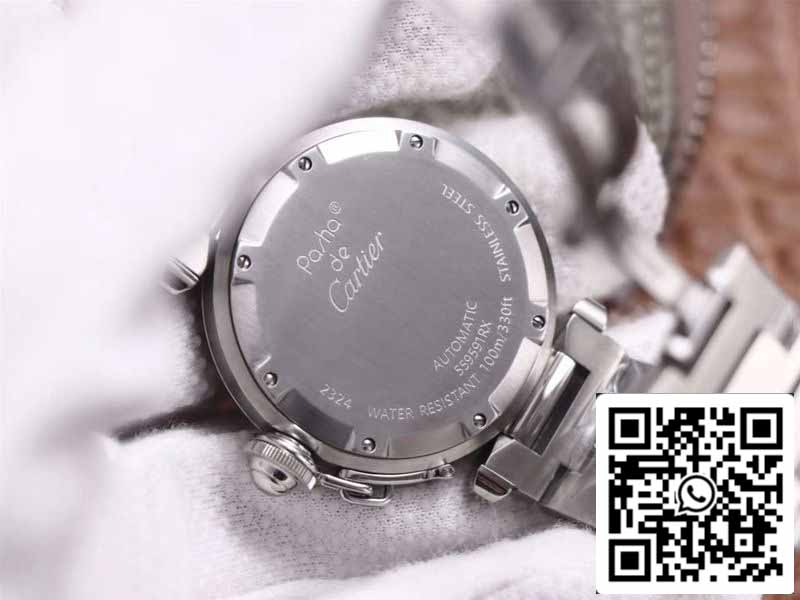 Cartier Pasha W31073M7 1:1 Best Edition V9 Fabbrica Esfera plateada Calibre suizo 049