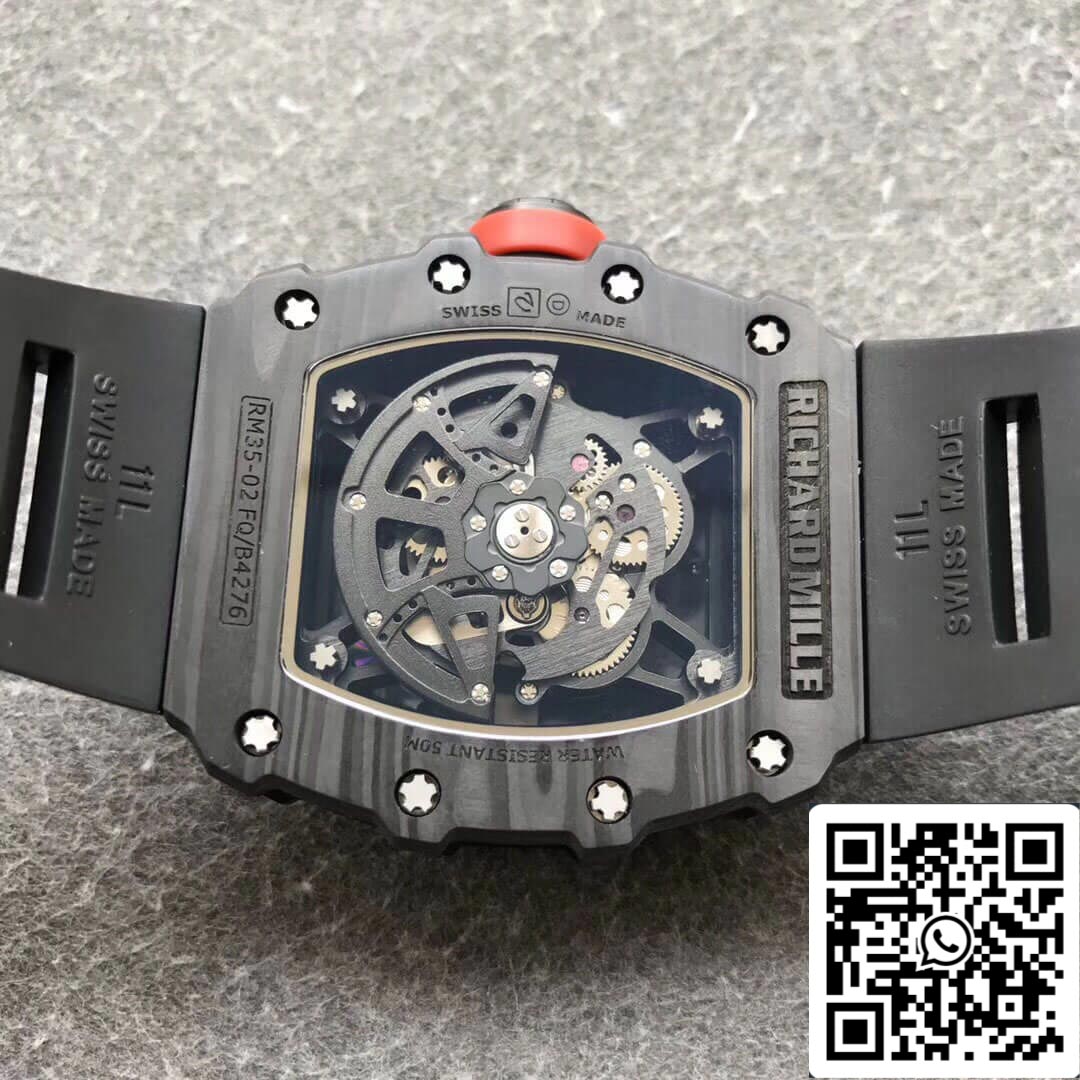 Richard Mille RM35-02 1:1 Best Edition KV Fabbrica V3 Black cinturino