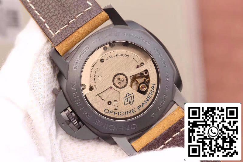 Panerai Luminor PAM386 VS Fabbrica 1:1 edizione migliore Swiss ETA P9000 Superlumed Gray quadrante and Hands