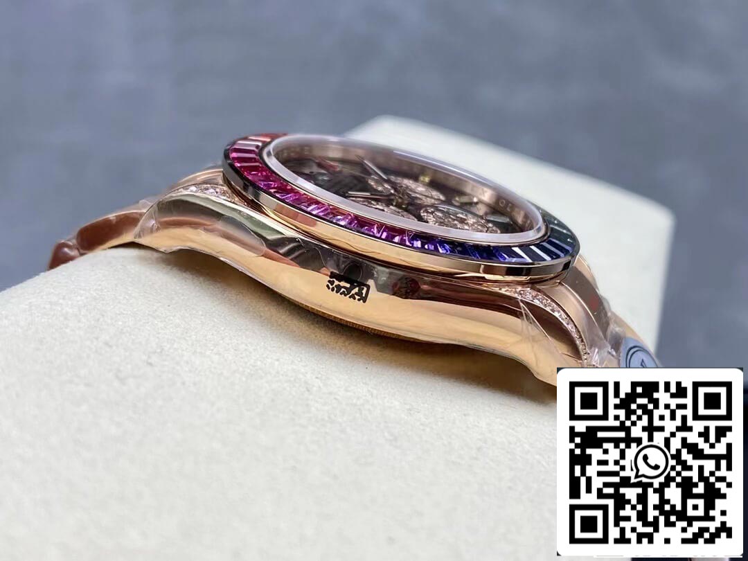 Rolex Daytona 116595 RAINBOW Rose Gold 1:1 edição melhor IPK Fabbrica Rose Gold