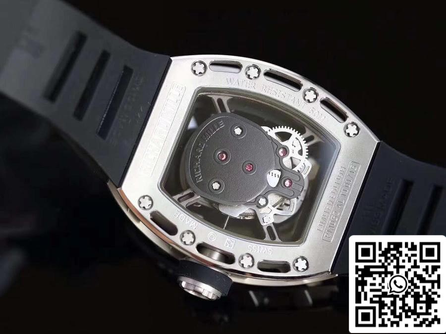 Richard Mille RM052 Z Fabbrica 1:1 Best Edition Swiss ETA6T51 Black Dial with Skull