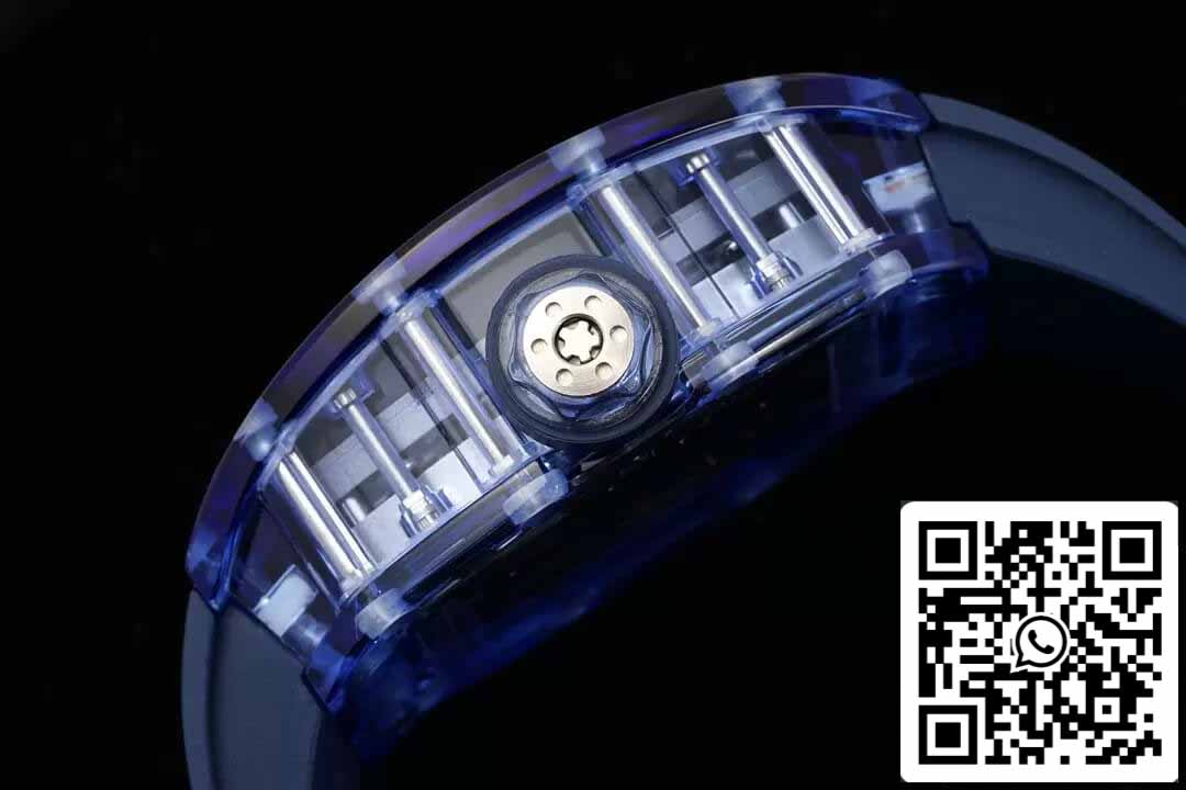 Richard Mille RM053-02 Tourbillon 1:1 Best Edition RM Fabbrica Blue Skeleton Dial