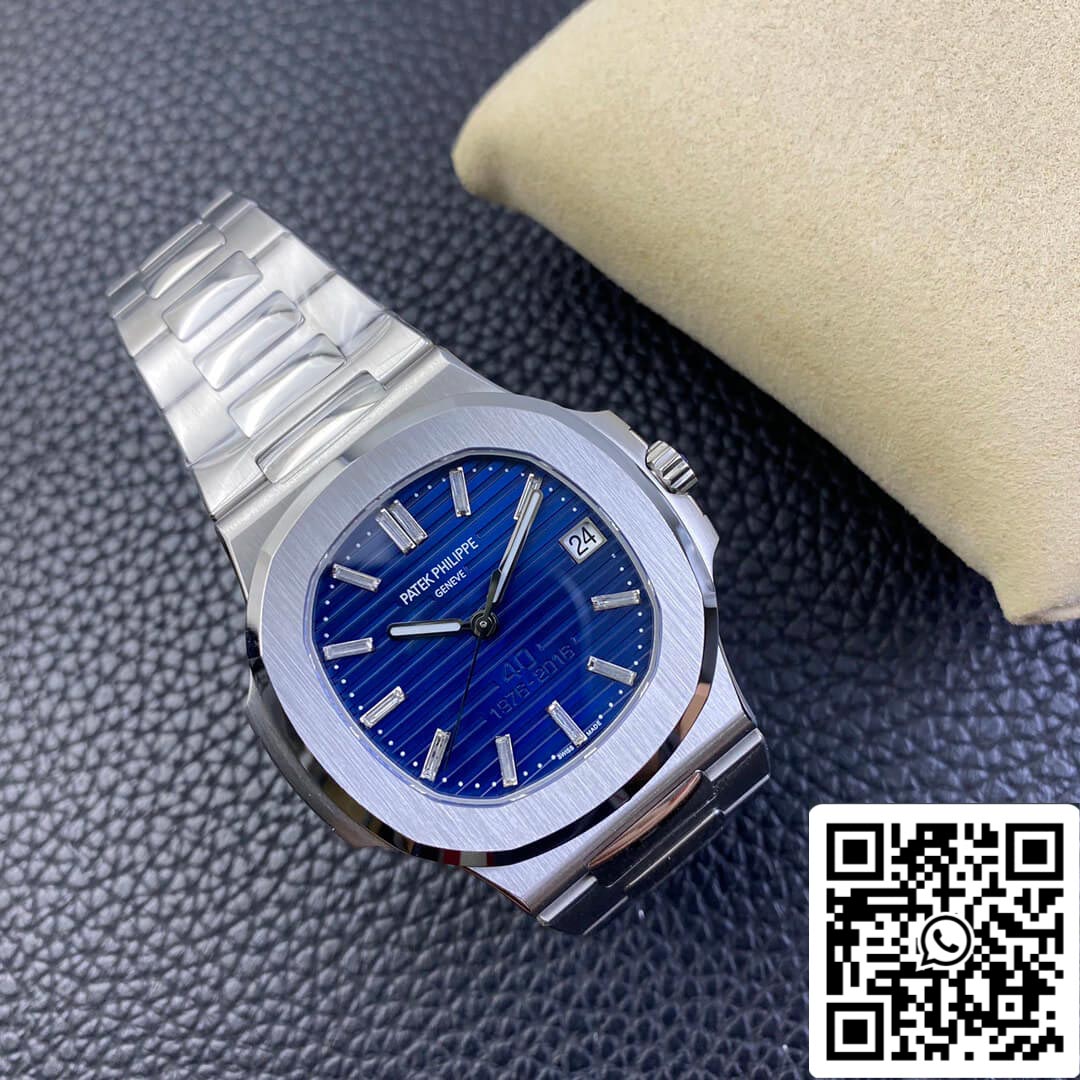 Patek Philippe Nautilus 5711/1P 1:1 edizione migliore 3K Fabbrica quadrante blu
