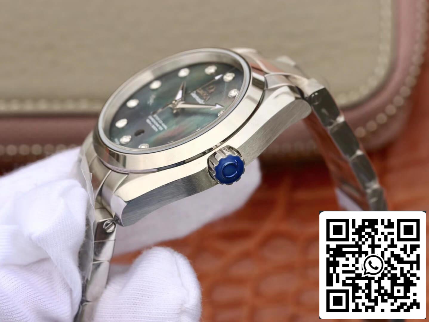 Omega Seamaster 231.10.34.20.57.001 Aqua Terra 150M 1:1 edizione migliore 3S Fabbrica Fritillaria Diamond quadrante