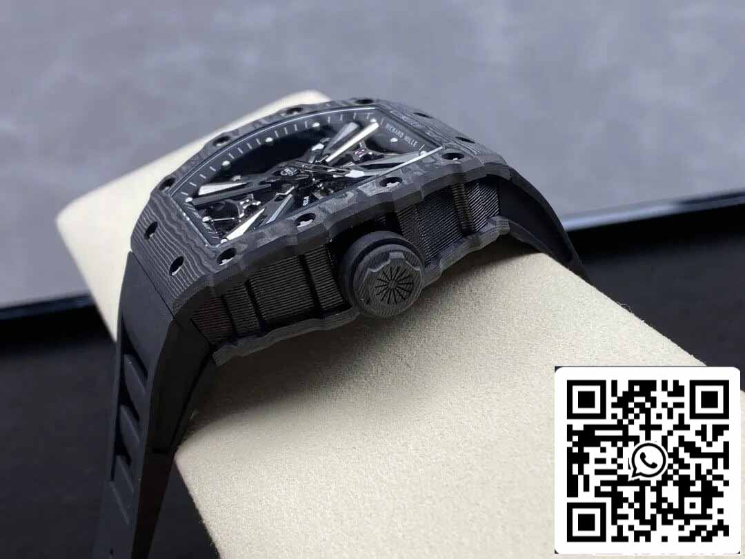 Richard Mille RM12-01 Tourbillon 1:1 Best Edition RM Fabbrica Black Skeleton Dial