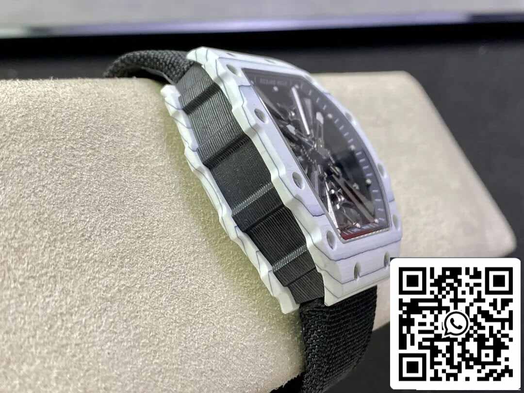 Richard Mille RM12-01 Tourbillon 1:1 Best Edition RM Fabbrica White Carbon Fiber Case
