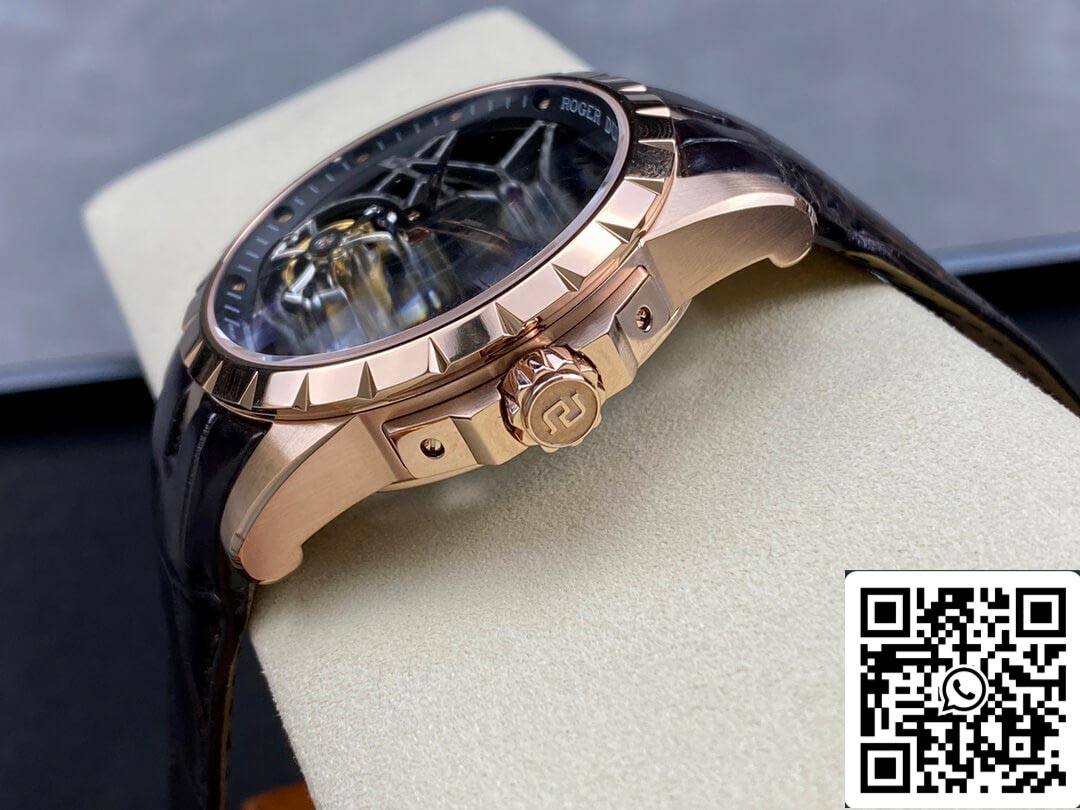 Roger Dubuis Excalibur RDDBEX0395 1:1 edizione migliore YS Fabbrica Double Tourbillon Dial
