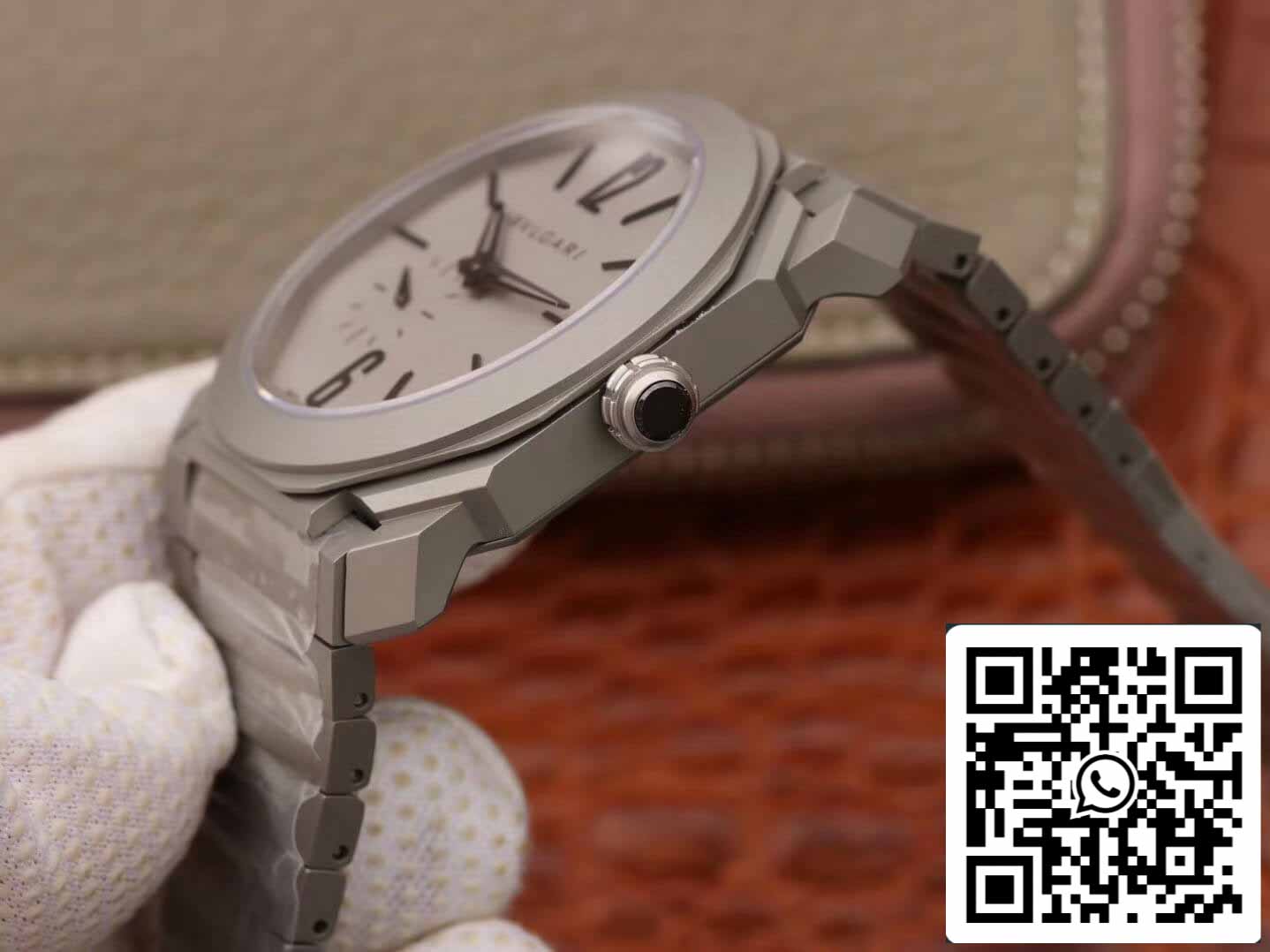 Bvlgari Octo Finissimo 103011 1:1 edizione migliore BV Fabbrica Argento Grey quadrante