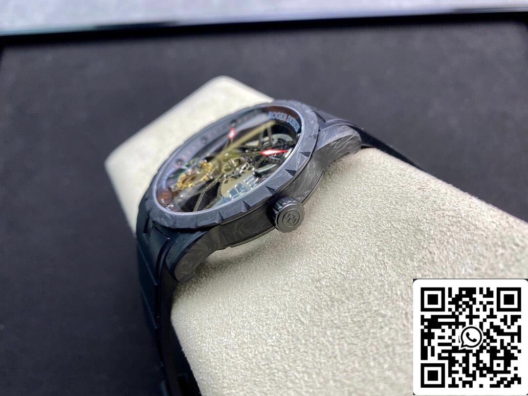 Roger Dubuis Excalibur DBEX0577 1:1 edizione migliore BBR Fabbrica Tourbillon scheletrato quadrante