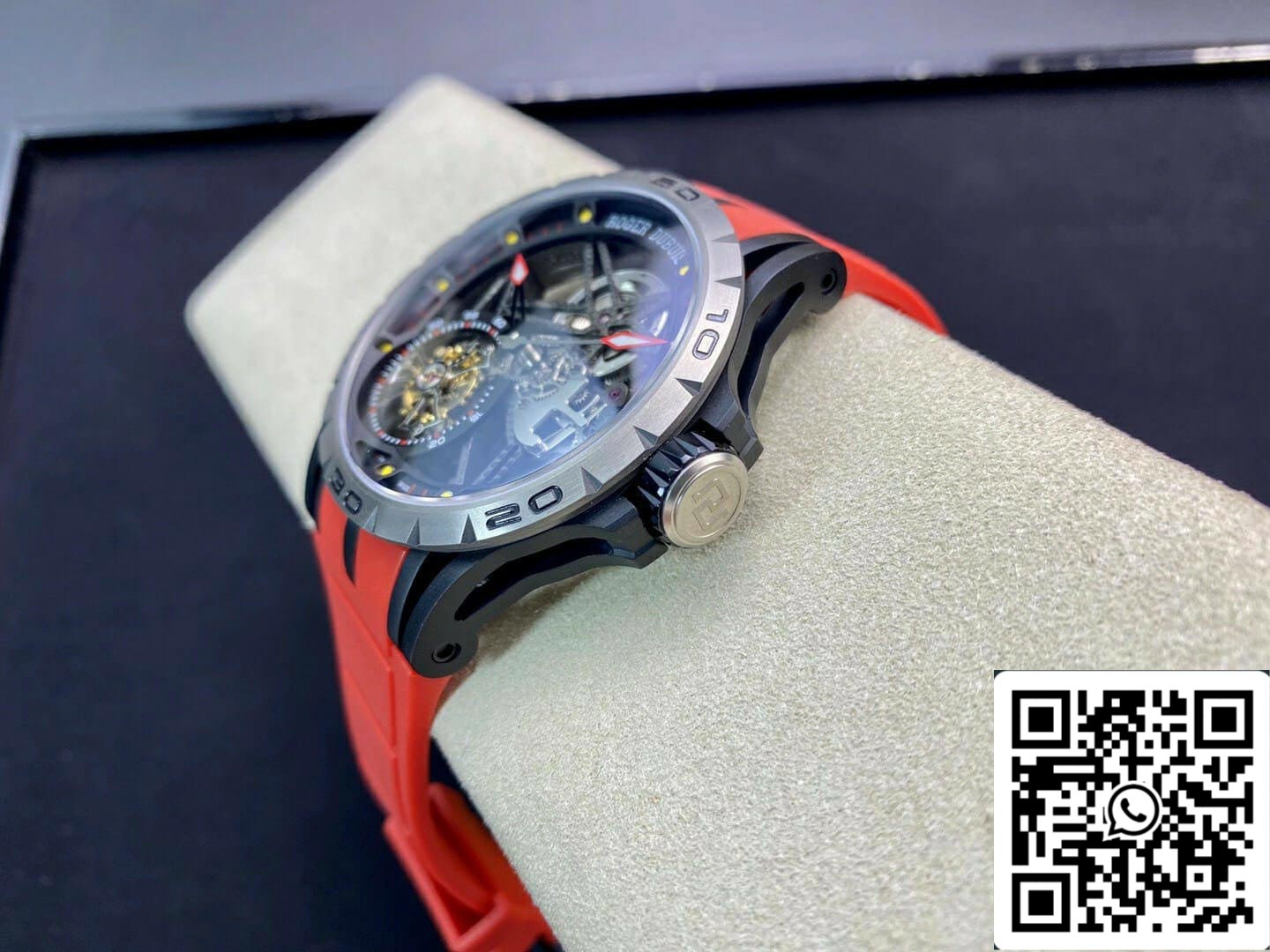 Roger Dubuis Excalibur RDDBEX0549 1:1 edizione migliore BBR Fabbrica Tourbillon scheletrato quadrante