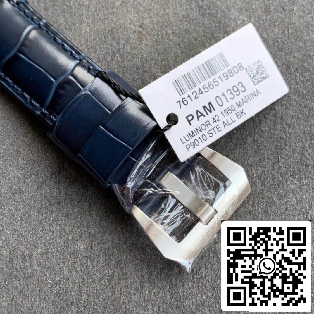 Panerai Luminor PAM01393 1:1 edição melhor VS Fabbrica quadrante azul