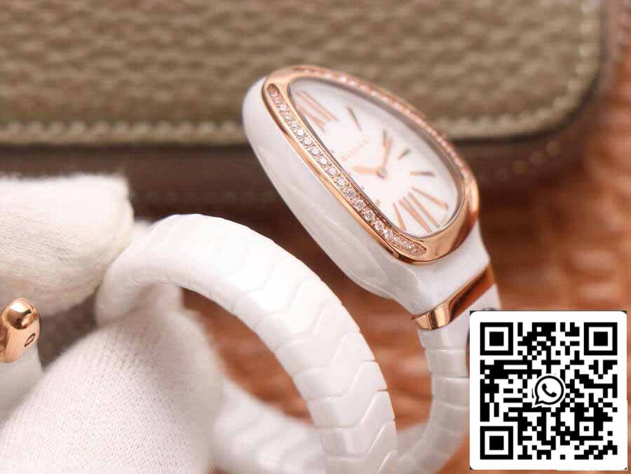 Bvlgari Serpenti 102613 1:1 edición mejor BV Fabbrica quadrante bianco