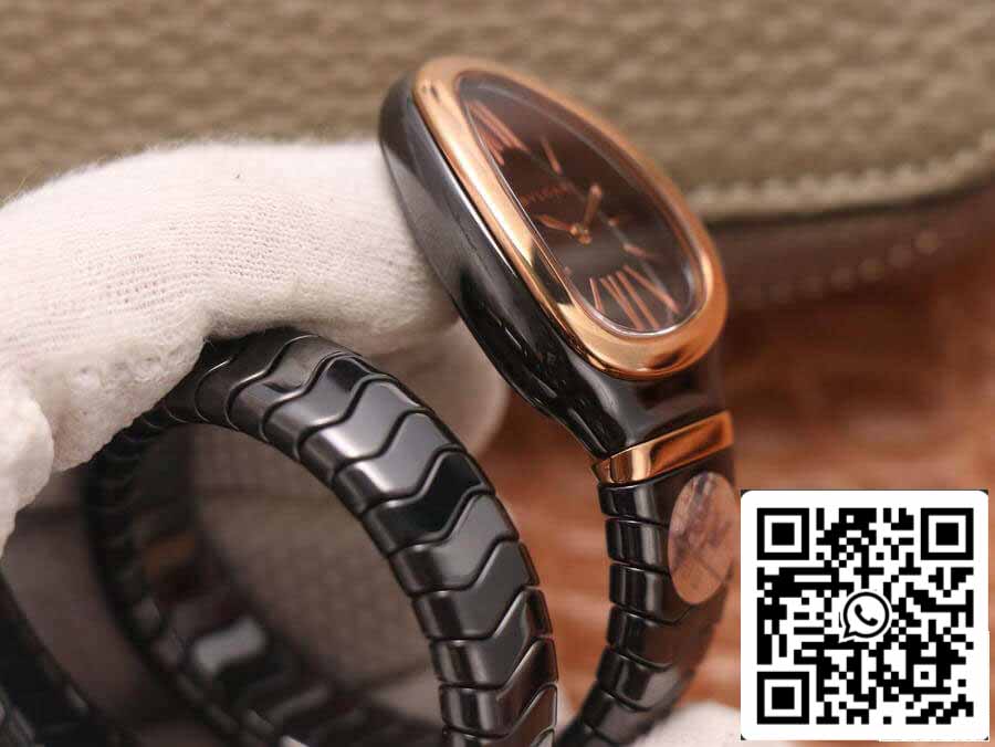 Bvlgari Serpenti 102735 1:1 edición mejor BV Fabbrica quadrante nero