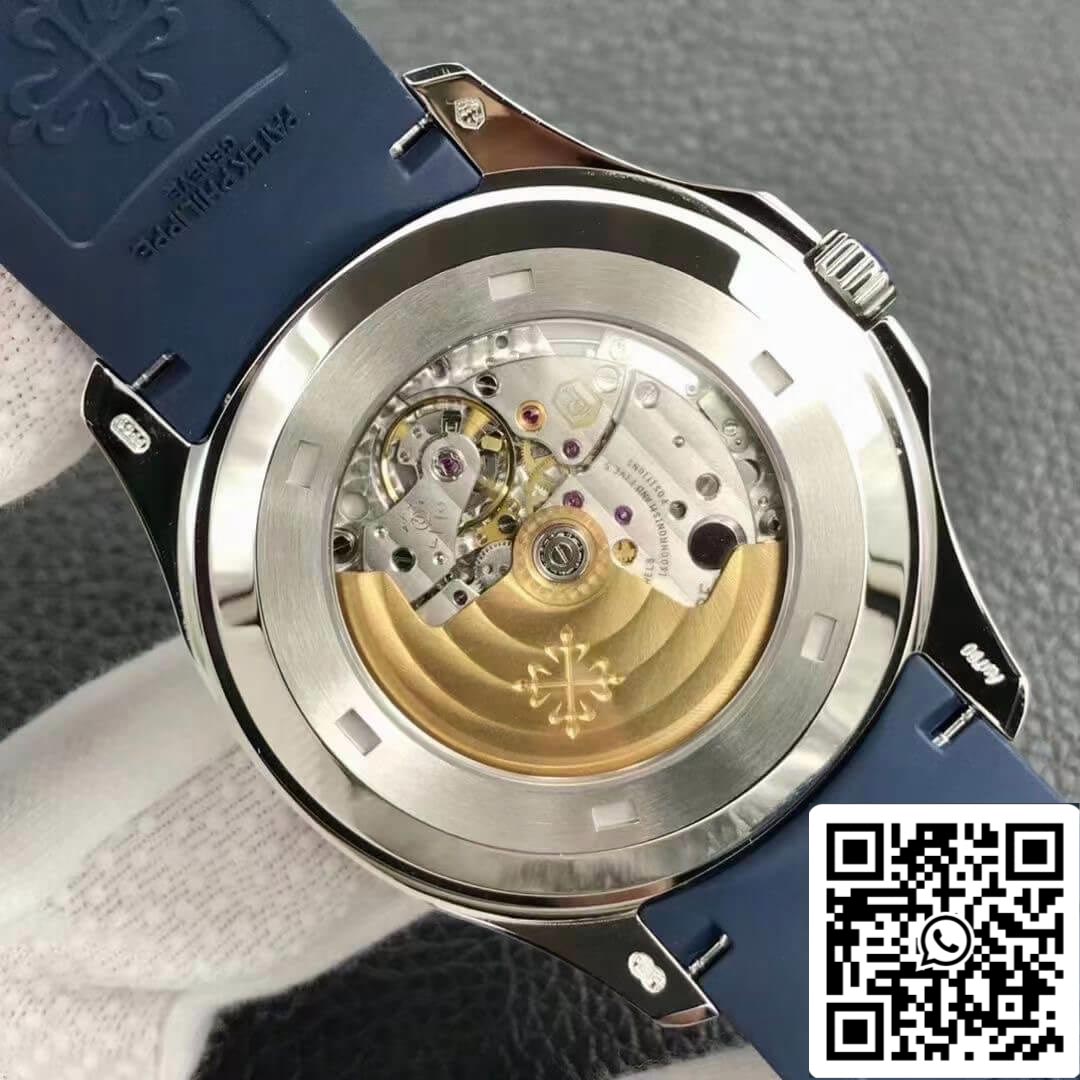 Patek Philippe Aquanaut 5168G-001 1:1 edizione migliore 3K Fabbrica V2 Versione quadrante blu