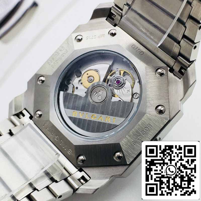 Bvlgari Octo 102105 BGO38C3SSD 1:1 edición mejorada BV Fabbrica quadrante blu